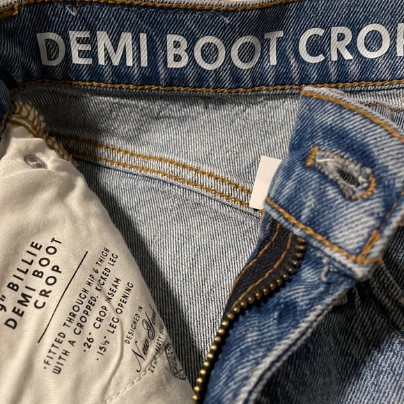 J. CREW 9'' demi-boot crop jean in Rocky Shore wash Denim Jeans 25 NEW - Picture 10 of 13